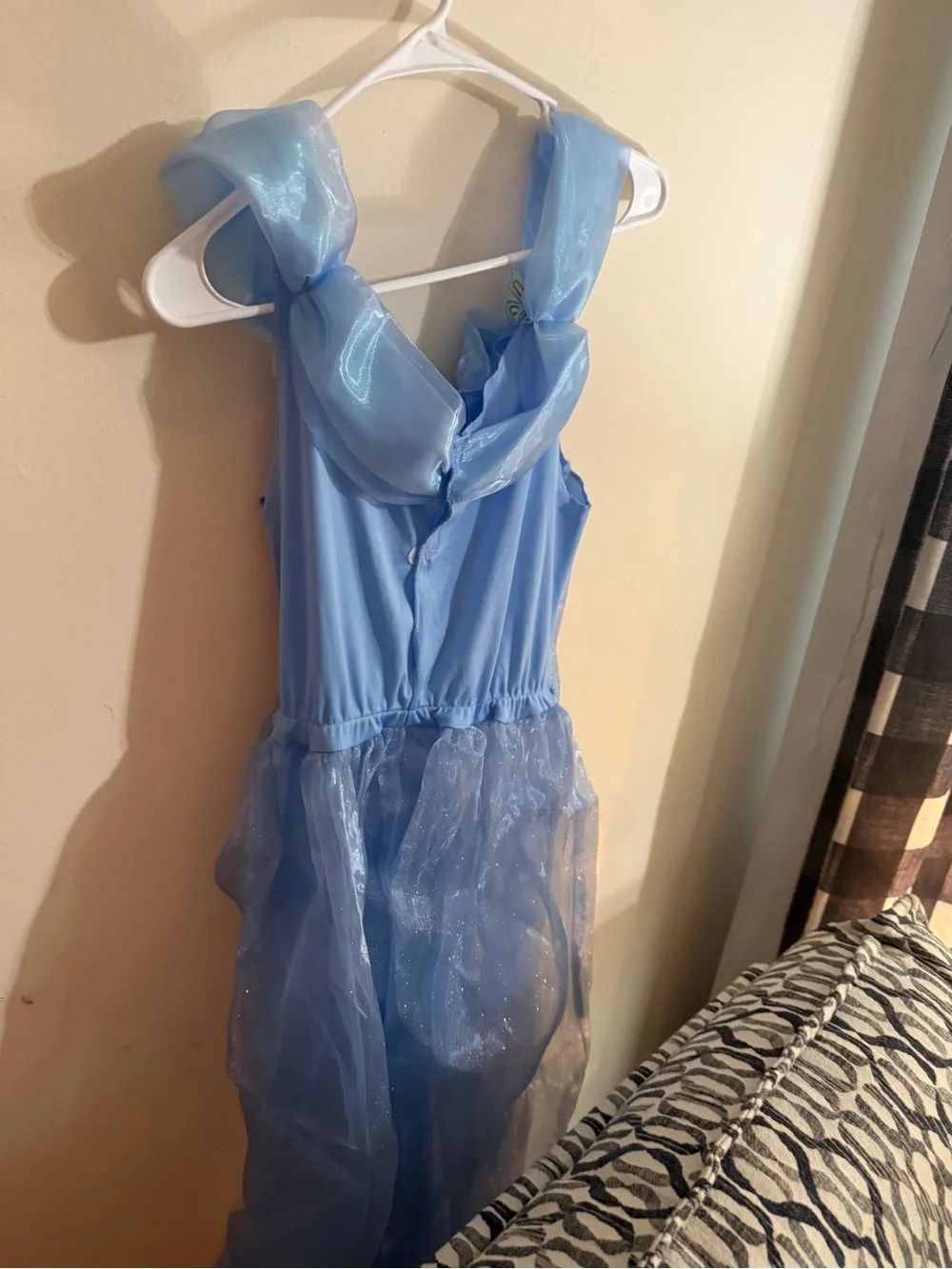 Cinderella Size 10/12 Light Blue Sparkle Tulle Princess Dress